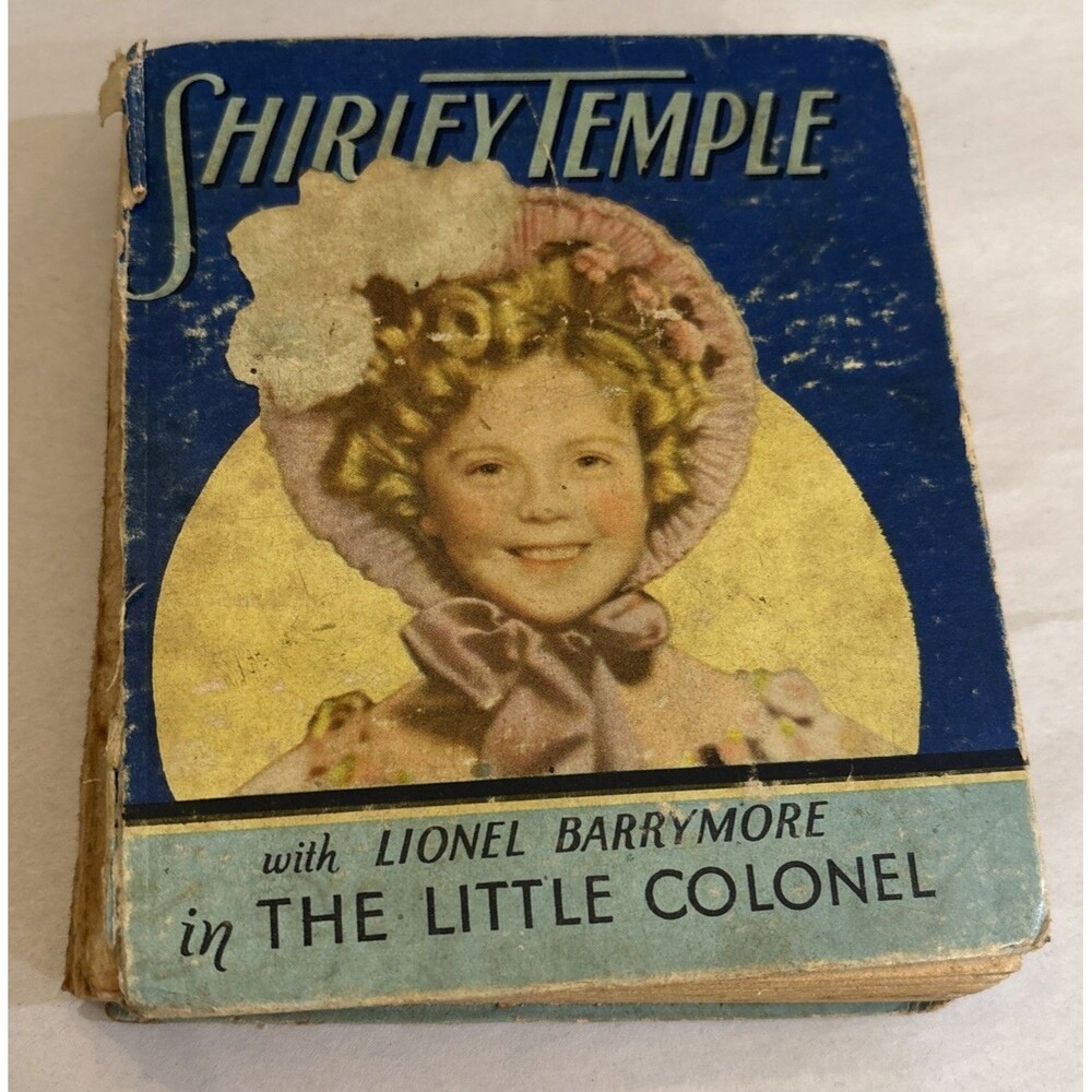 Antique 1922 Shirley Temple w/ Lionel Barrymore in The Little Colonel Storybook